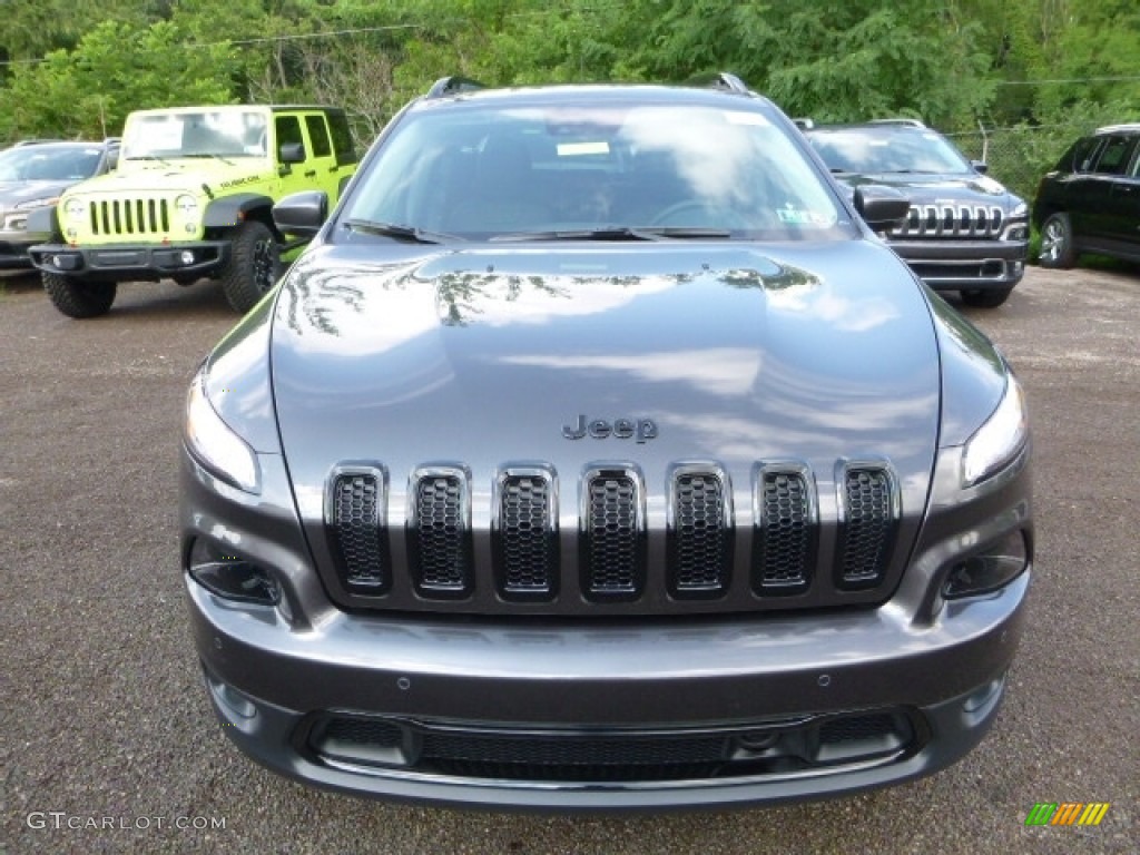 Granite Crystal Metallic 2017 Jeep Cherokee Limited 4x4 Exterior Photo #115156814