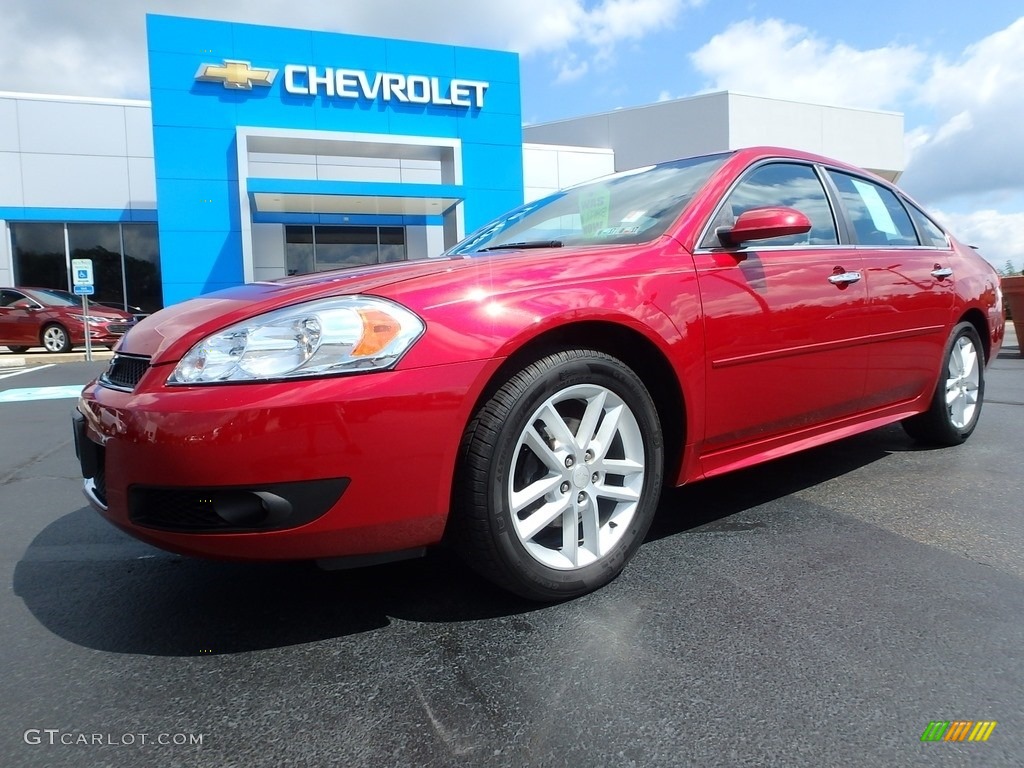 2012 Impala LTZ - Crystal Red Tintcoat / Ebony photo #2