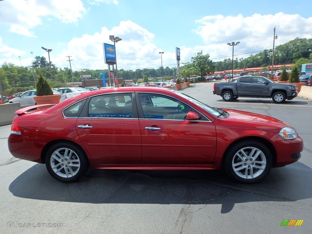2012 Impala LTZ - Crystal Red Tintcoat / Ebony photo #9