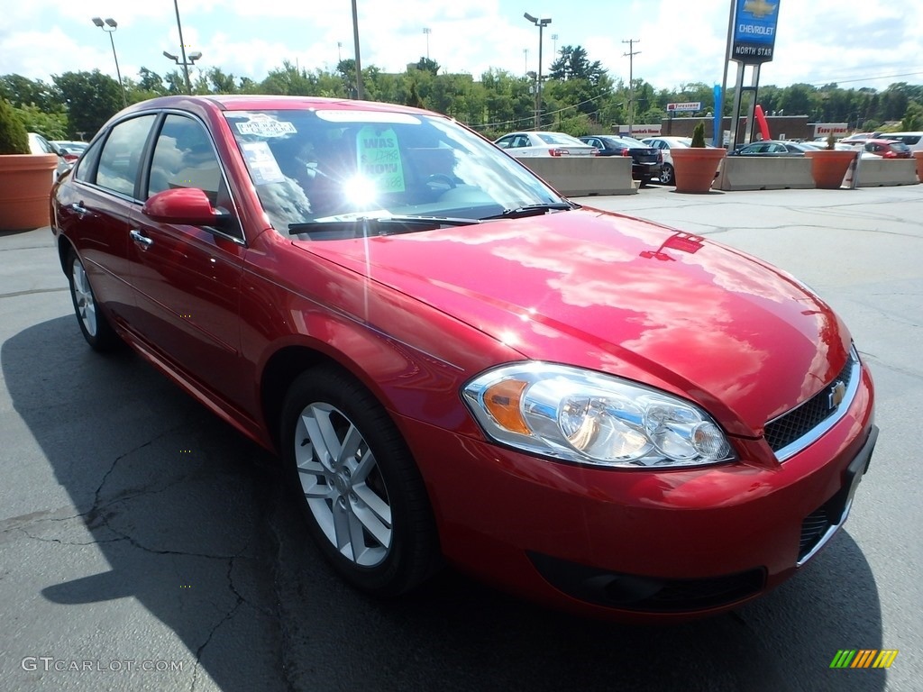 2012 Impala LTZ - Crystal Red Tintcoat / Ebony photo #10
