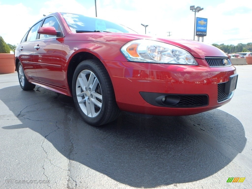 2012 Impala LTZ - Crystal Red Tintcoat / Ebony photo #11