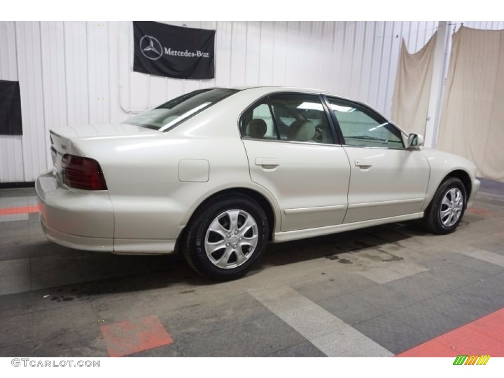 2001 Galant ES - Northstar White / Gray photo #7