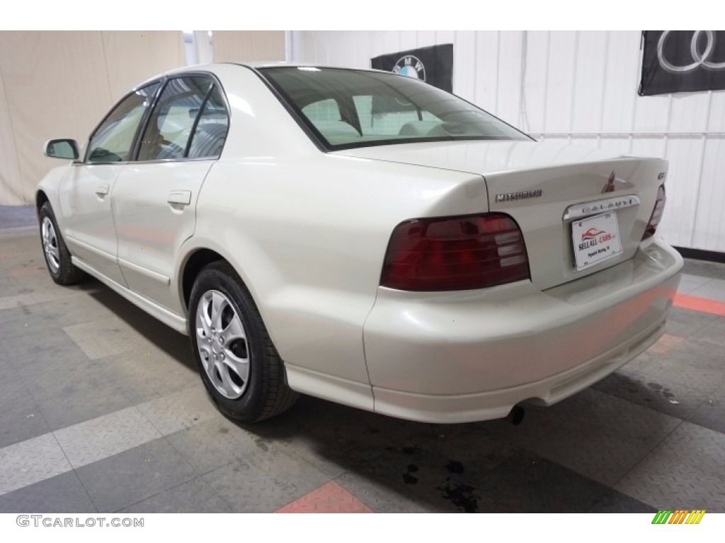 2001 Galant ES - Northstar White / Gray photo #10