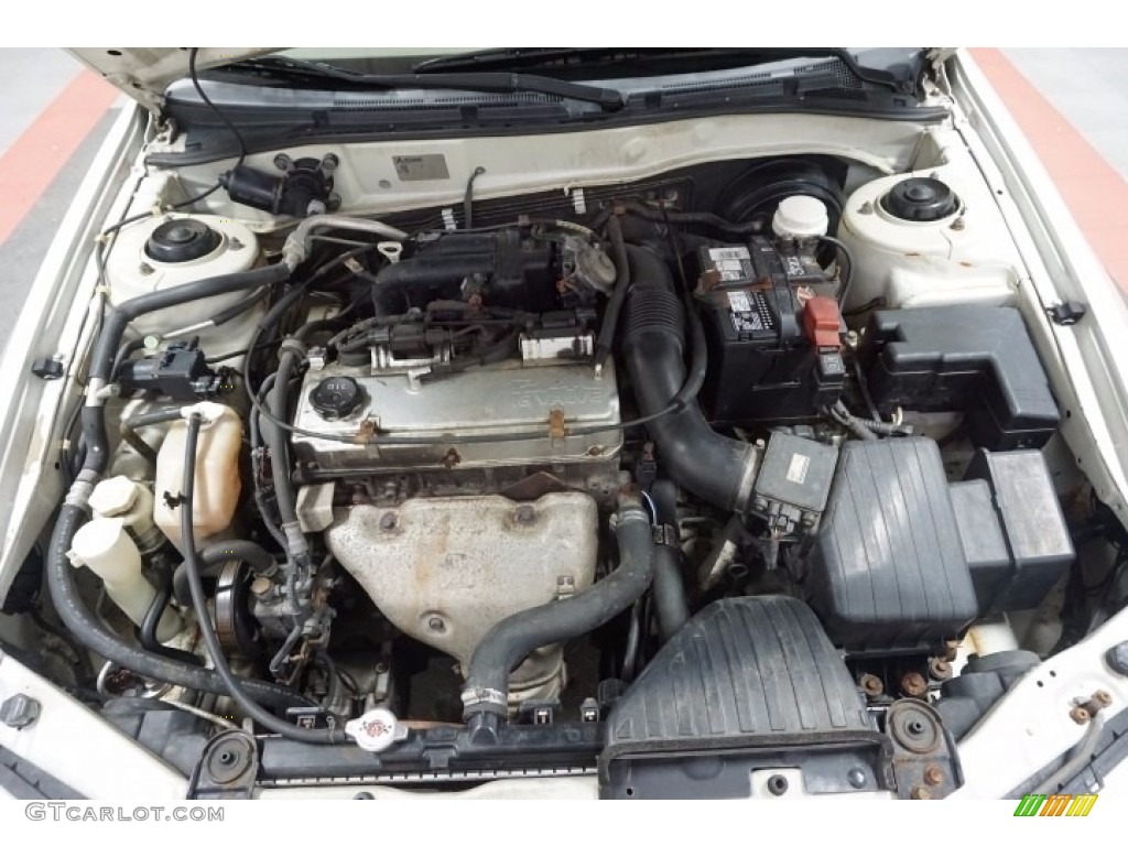 2001 Galant ES - Northstar White / Gray photo #40