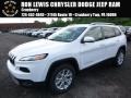 2017 Bright White Jeep Cherokee Latitude 4x4  photo #1