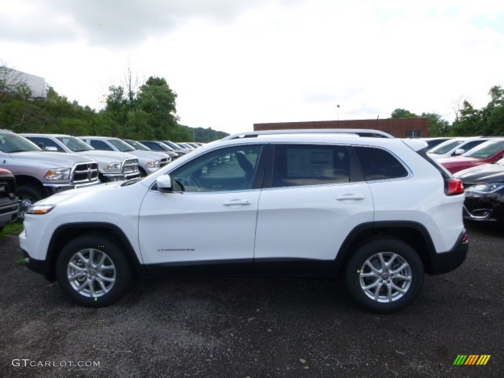 Bright White 2017 Jeep Cherokee Latitude 4x4 Exterior Photo #115158974