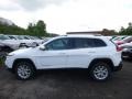 2017 Bright White Jeep Cherokee Latitude 4x4  photo #3