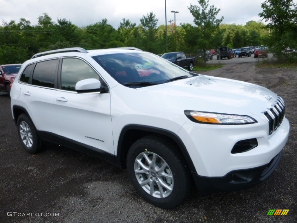 Bright White 2017 Jeep Cherokee Latitude 4x4 Exterior Photo #115159139