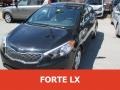 2016 Aurora Black Pearl Kia Forte LX Sedan  photo #1