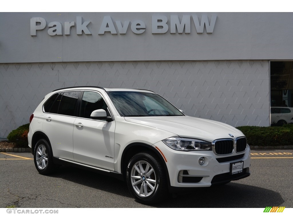 Alpine White BMW X5