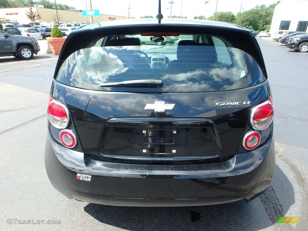 2012 Sonic LT Hatch - Black / Jet Black/Dark Titanium photo #6