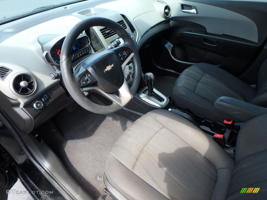 2012 Sonic LT Hatch - Black / Jet Black/Dark Titanium photo #25