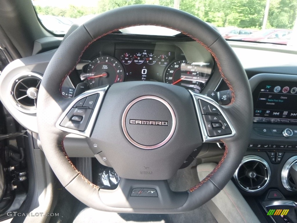 2017 Chevrolet Camaro SS Coupe 50th Anniversary 50th Anniversary Jet Black/Dark Gray Steering Wheel Photo #115162256
