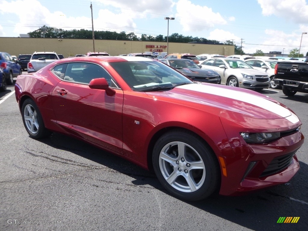 Garnet Red Tintcoat 2017 Chevrolet Camaro LT Coupe Exterior Photo #115162364