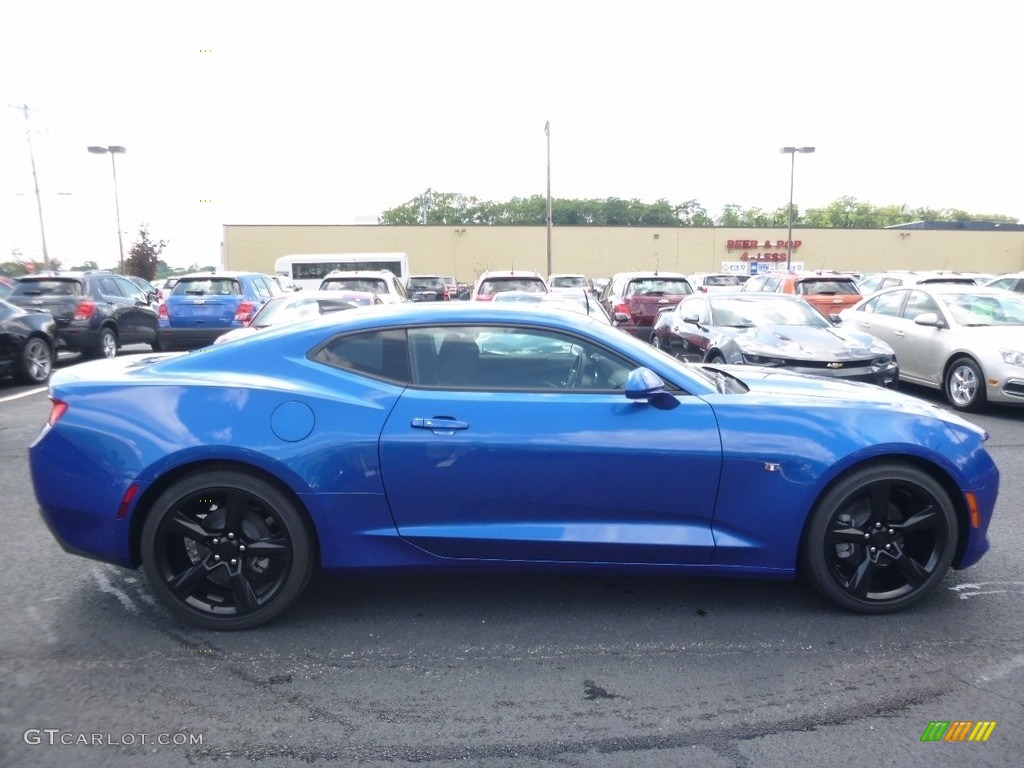 2017 Camaro LT Coupe - Hyper Blue Metallic / Jet Black photo #5