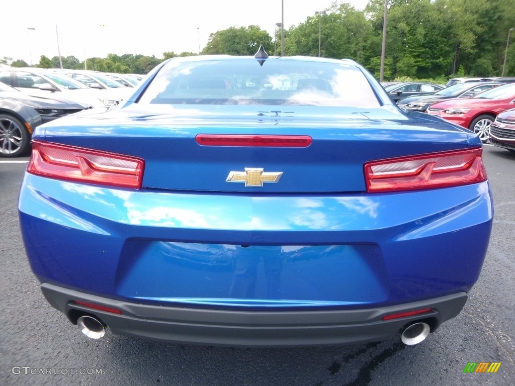 2017 Camaro LT Coupe - Hyper Blue Metallic / Jet Black photo #7
