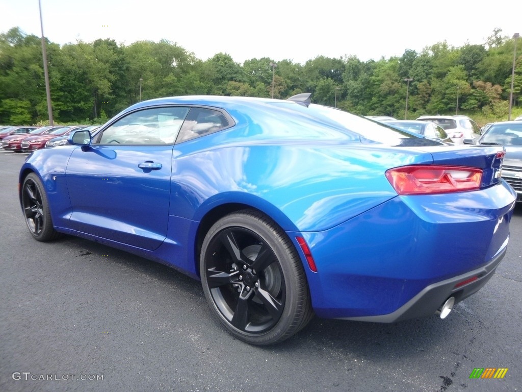 2017 Camaro LT Coupe - Hyper Blue Metallic / Jet Black photo #8