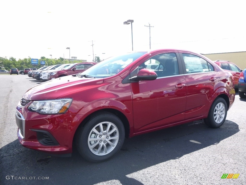 Cajun Red Tintcoat 2017 Chevrolet Sonic LT Sedan Exterior Photo #115162880