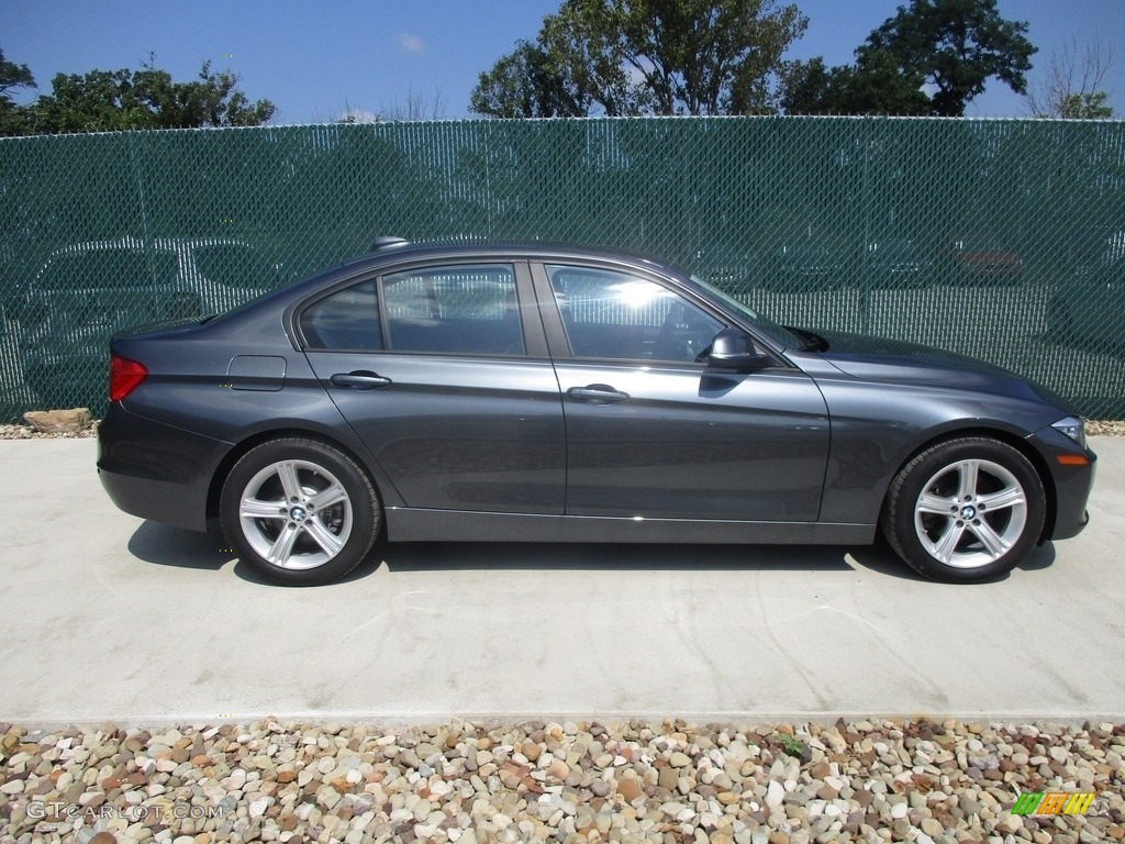 2014 3 Series 320i xDrive Sedan - Mineral Grey Metallic / Black photo #2