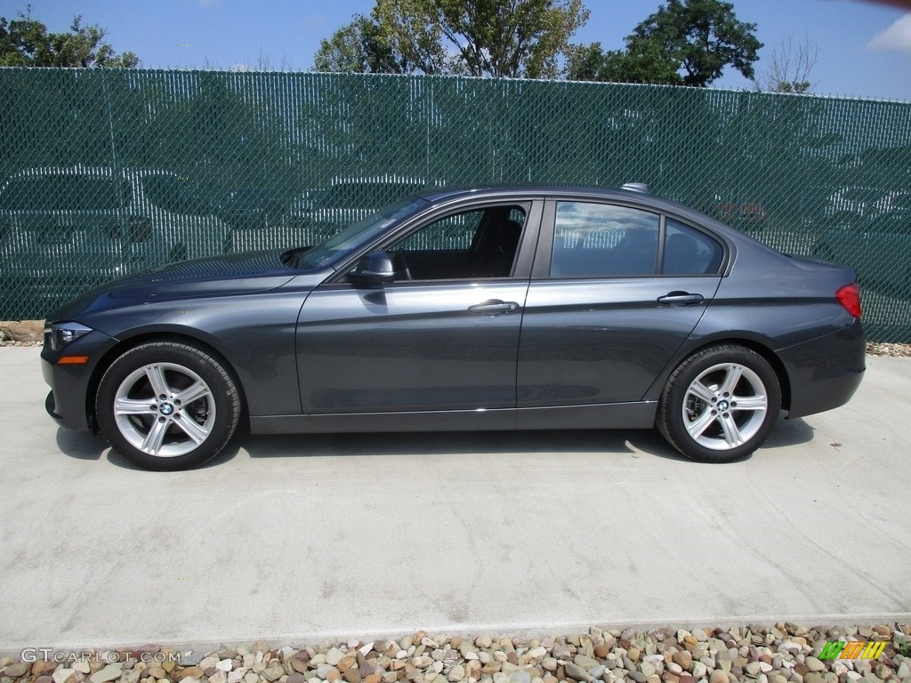 2014 3 Series 320i xDrive Sedan - Mineral Grey Metallic / Black photo #8