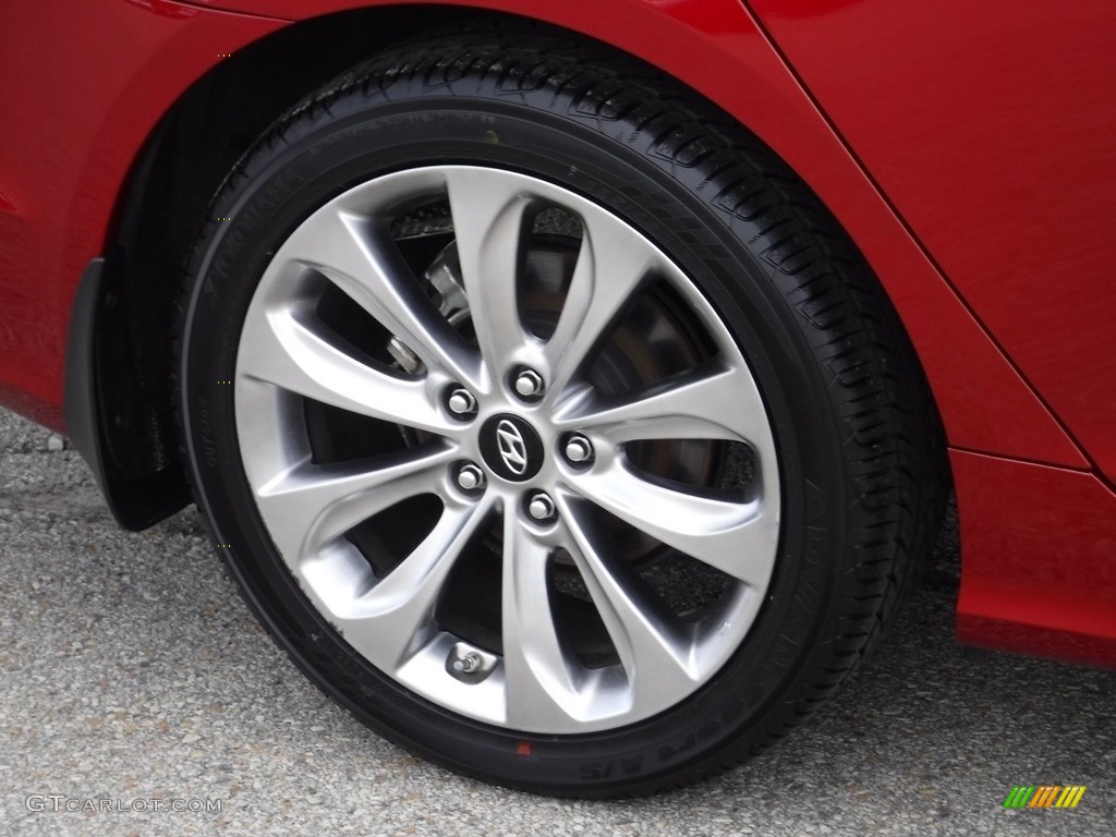 2011 Sonata SE 2.0T - Venetian Red / Black photo #3
