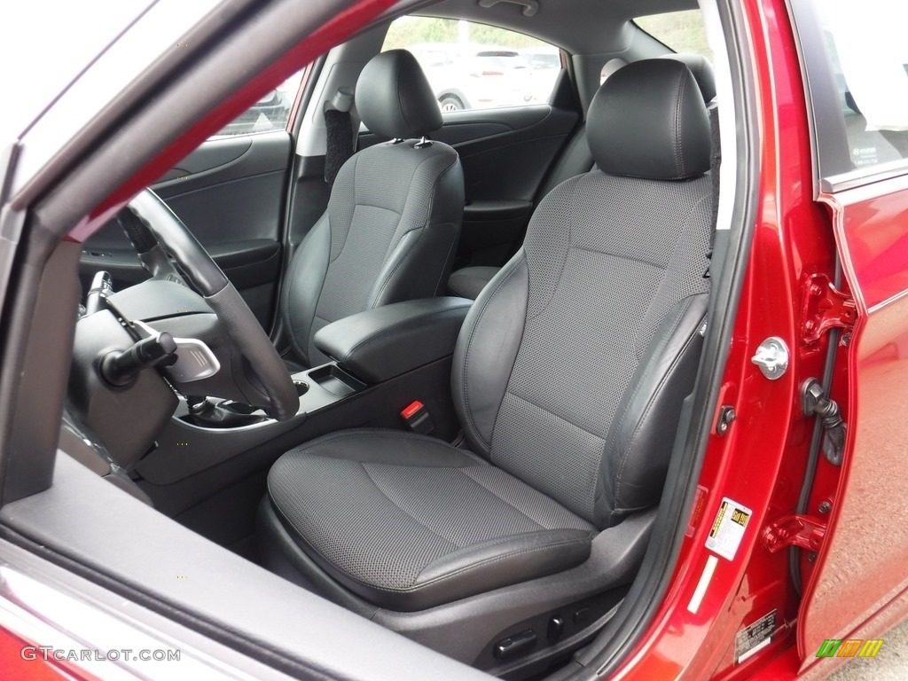 2011 Sonata SE 2.0T - Venetian Red / Black photo #12