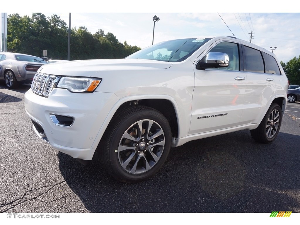 2017 Grand Cherokee Overland - Ivory Tri-Coat / Black/Light Frost Beige photo #3