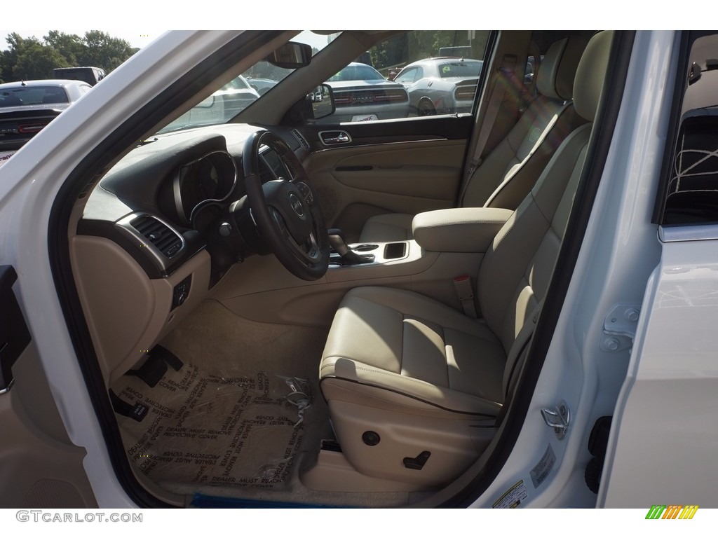 2017 Grand Cherokee Overland - Ivory Tri-Coat / Black/Light Frost Beige photo #9