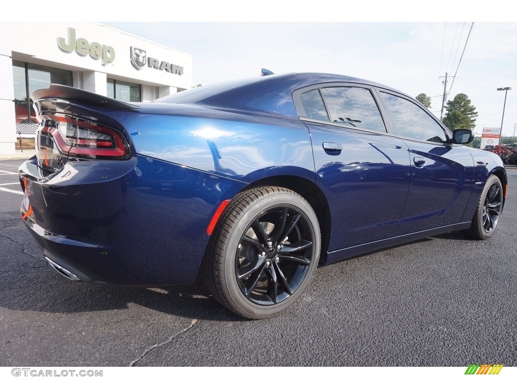 2016 Charger R/T - Jazz Blue Pearl Coat / Black photo #7