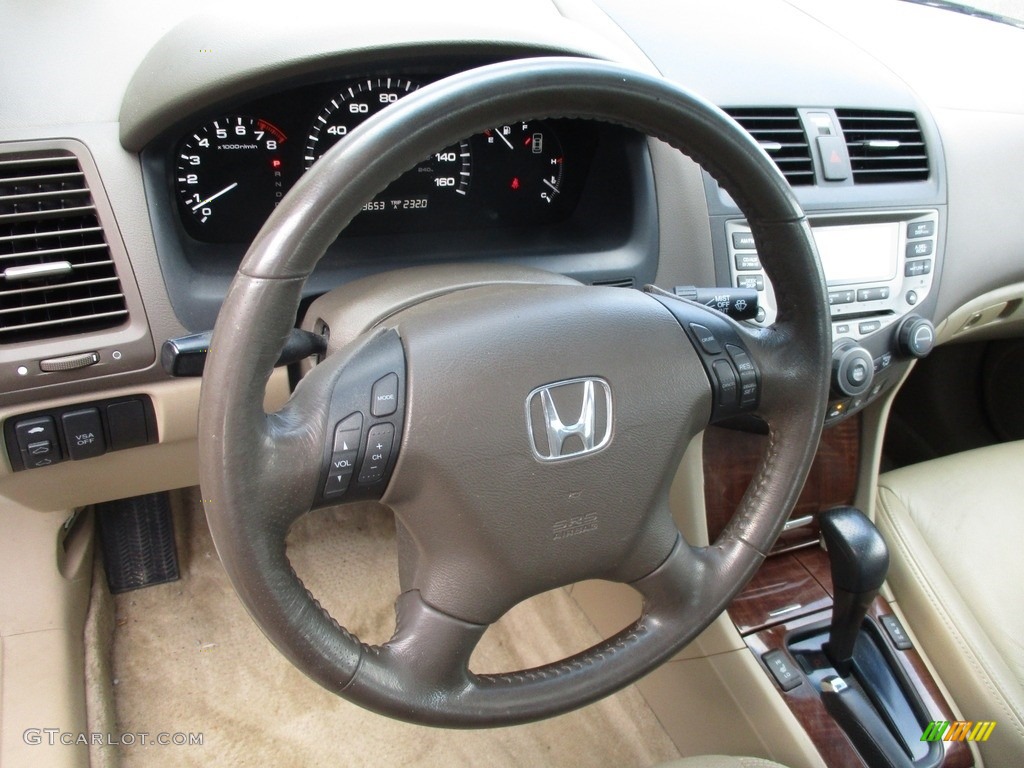 2007 Accord EX-L V6 Sedan - Taffeta White / Ivory photo #12