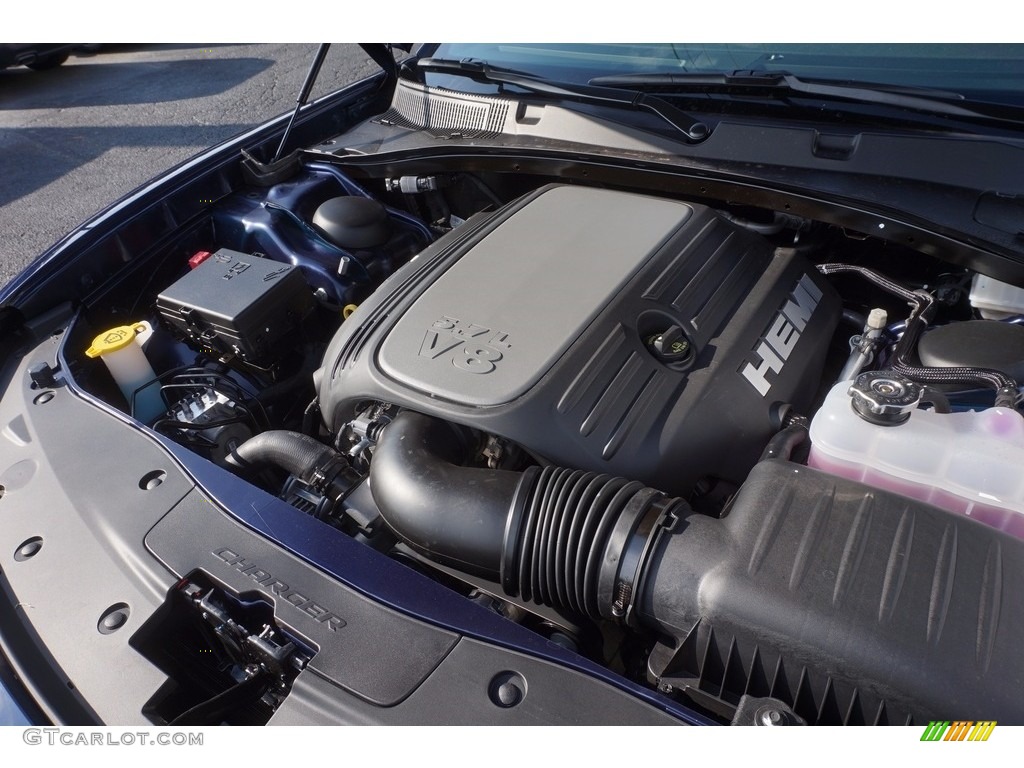 2016 Charger R/T - Jazz Blue Pearl Coat / Black photo #12