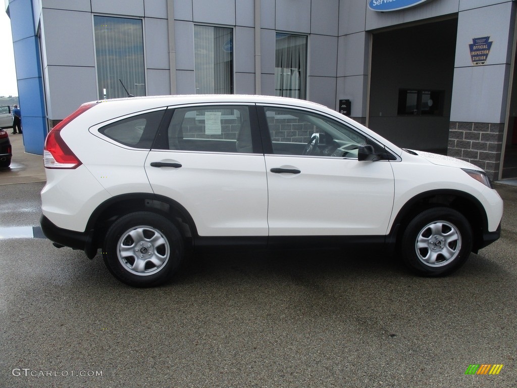 2014 CR-V LX AWD - White Diamond Pearl / Gray photo #2