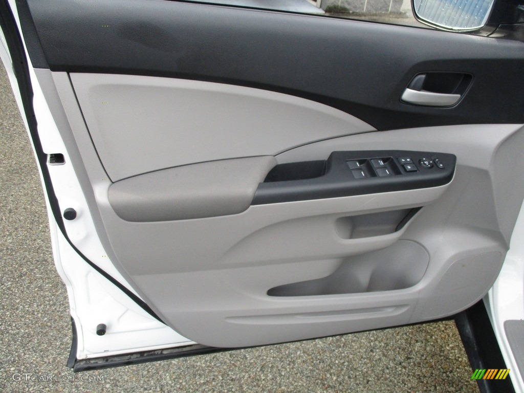 2014 CR-V LX AWD - White Diamond Pearl / Gray photo #6
