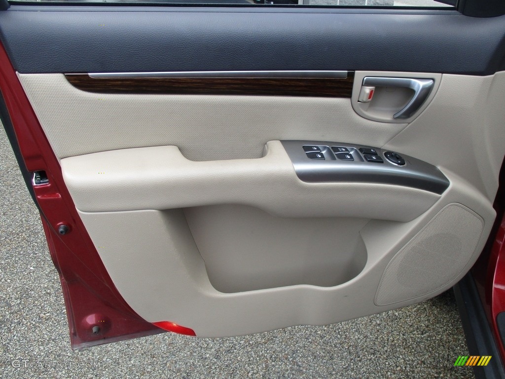 2010 Santa Fe GLS 4WD - Venetian Red / Beige photo #6