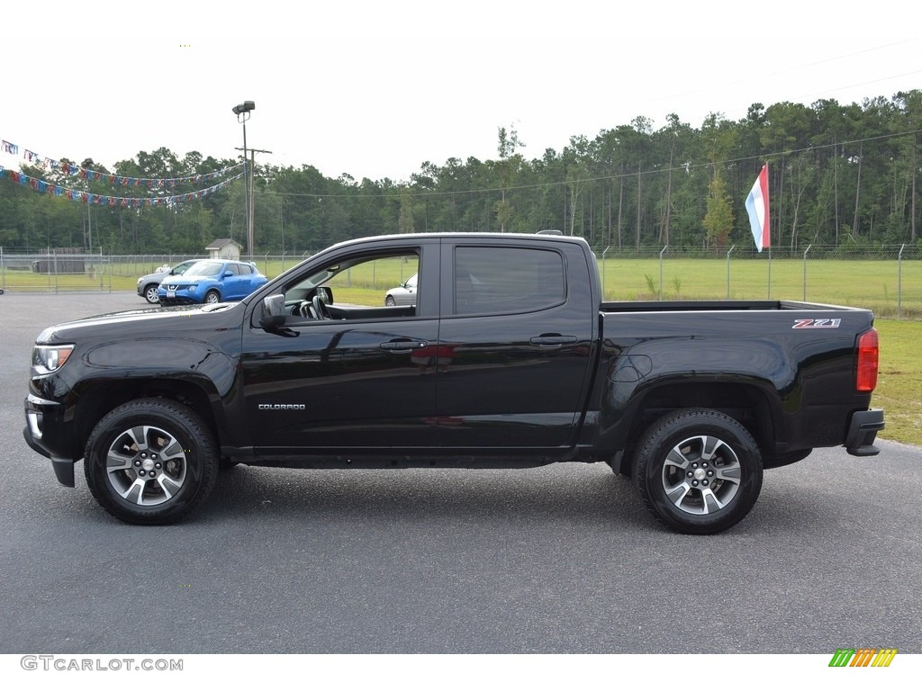 Black 2016 Chevrolet Colorado Z71 Crew Cab Exterior Photo #115172951