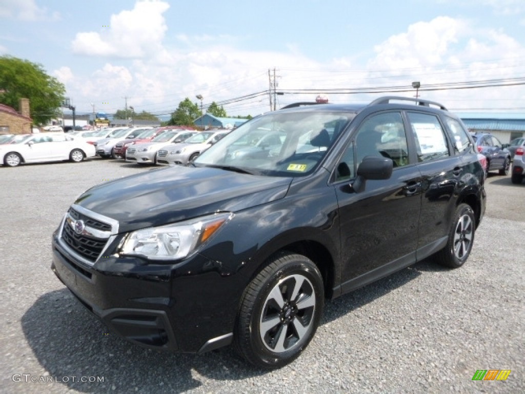 Crystal Black Silica 2017 Subaru Forester 2.5i Exterior Photo #115175411