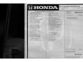2017 Honda Accord Sport Special Edition Sedan Window Sticker