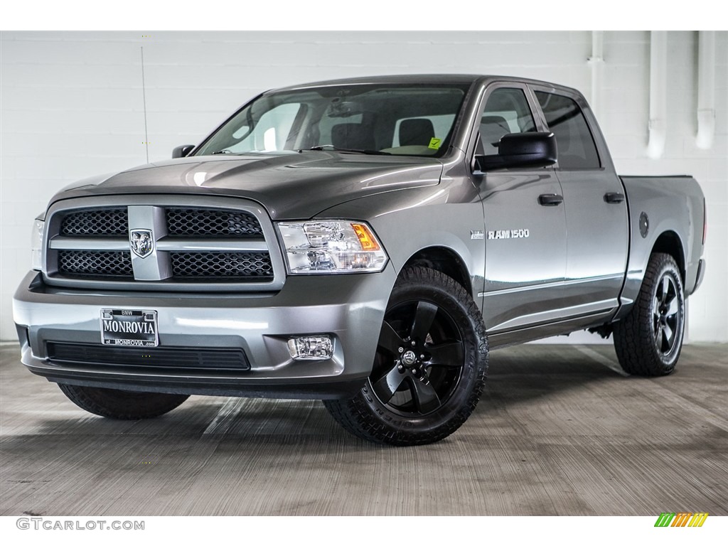 2012 Ram 1500 Express Crew Cab - Mineral Gray Metallic / Dark Slate Gray/Medium Graystone photo #14