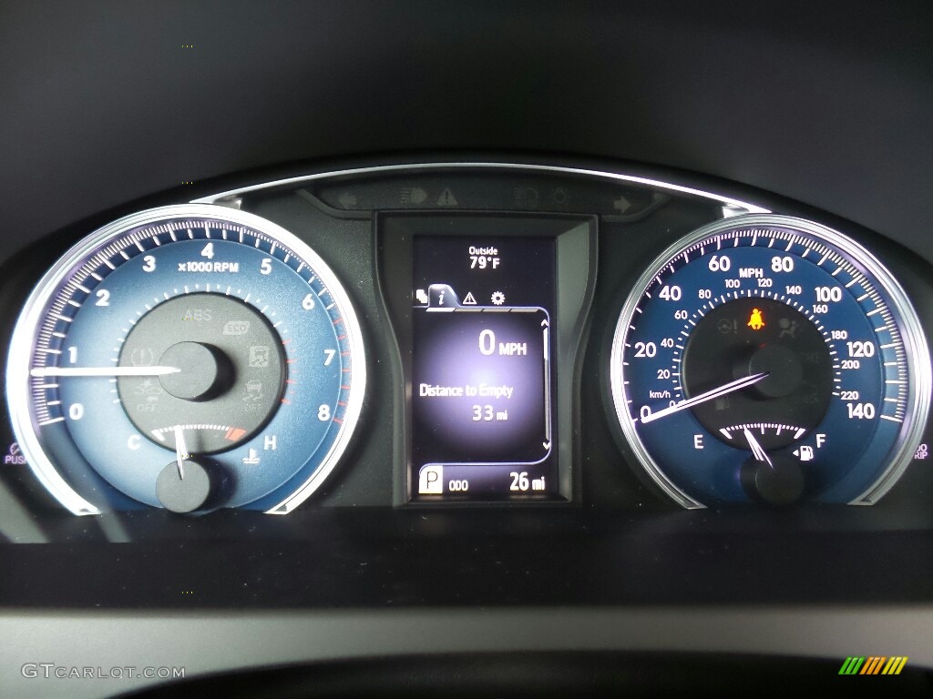 2017 Toyota Camry LE Gauges Photo #115176601