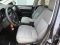 2016 Toyota Corolla Steel Gray Interior Front Seat Photo