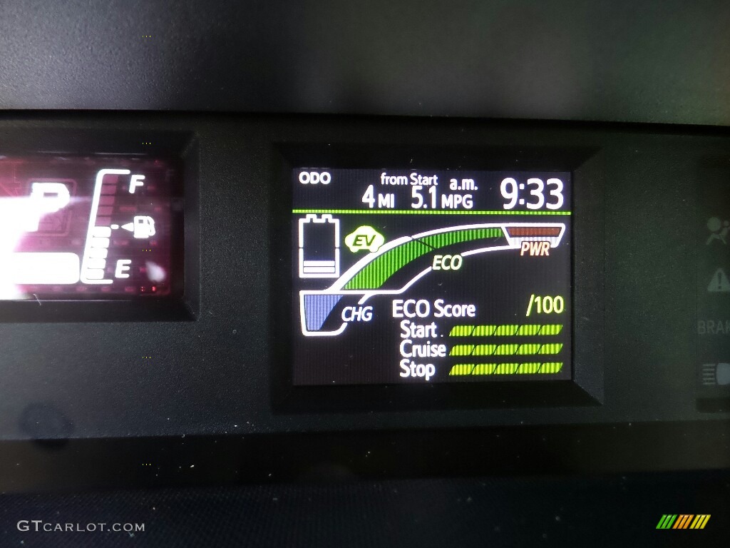 2016 Prius c Two - Absolutely Red / Black photo #19