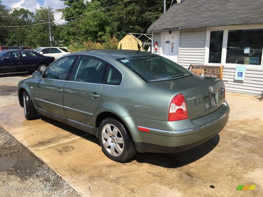 2002 Passat GLX 4Motion Sedan - Pine Green Metallic / Grey photo #4