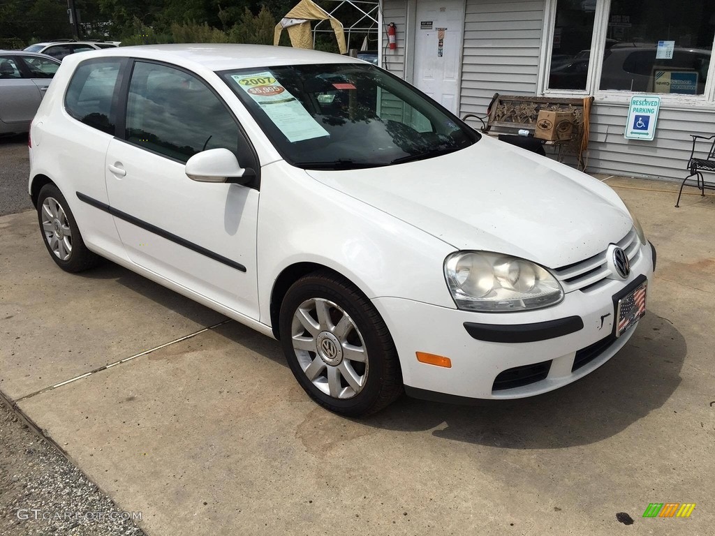 Candy White 2007 Volkswagen Rabbit 2 Door Exterior Photo #115178717