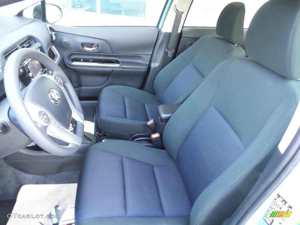 2016 Prius c Three - Sparkling Sea Metallic / Black photo #8