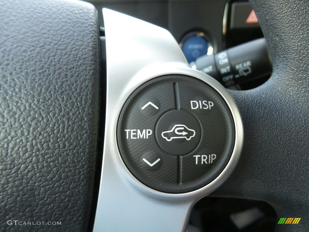 2016 Prius c Three - Sparkling Sea Metallic / Black photo #16
