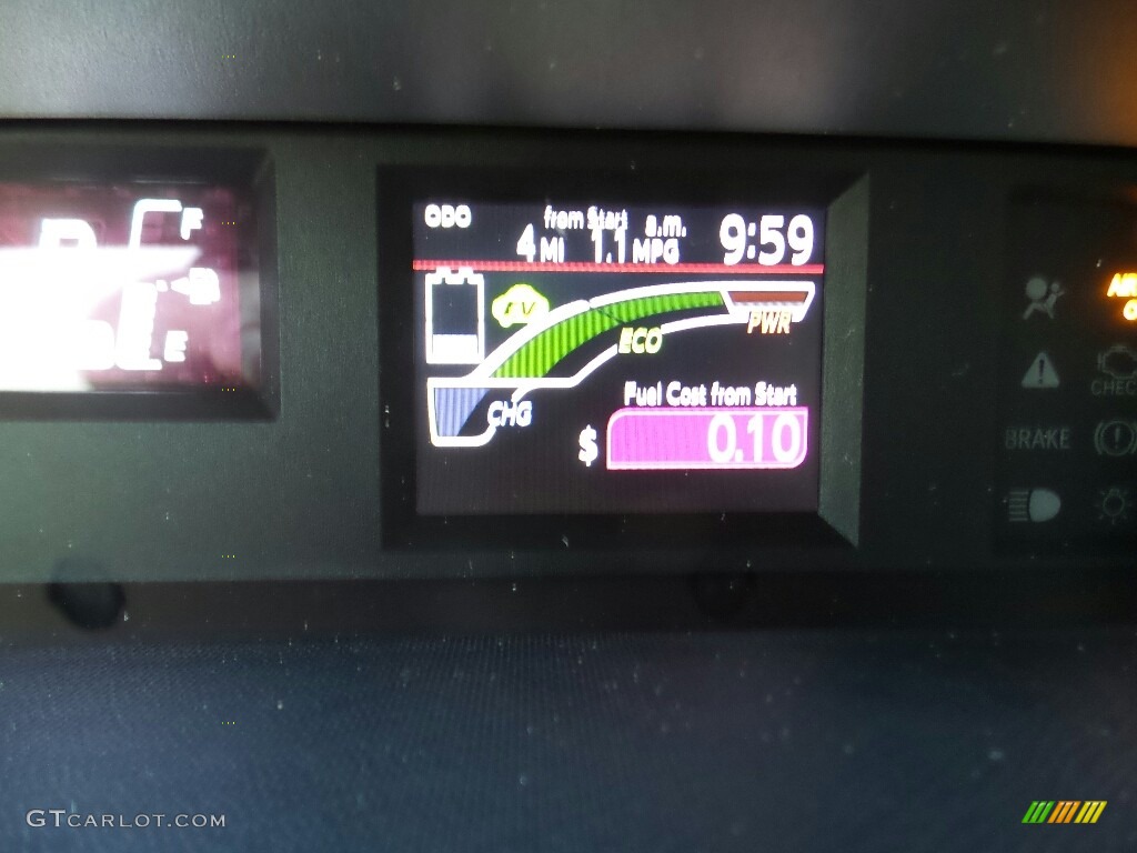 2016 Prius c Three - Sparkling Sea Metallic / Black photo #20