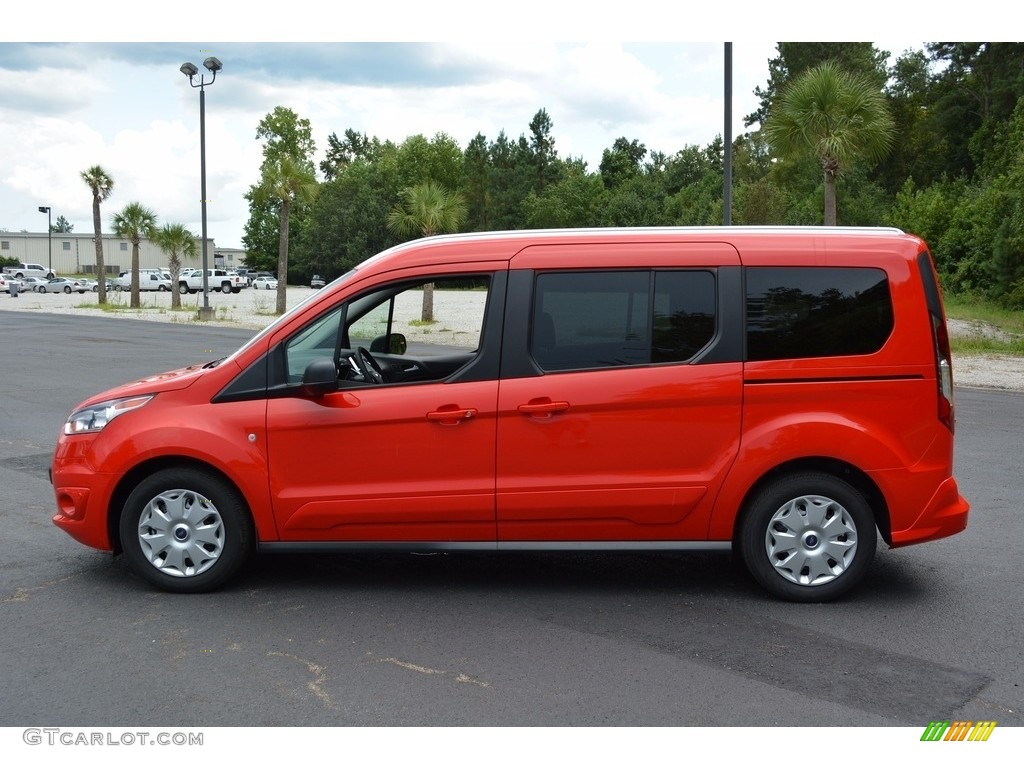 Race Red 2017 Ford Transit Connect XLT Wagon Exterior Photo #115179380
