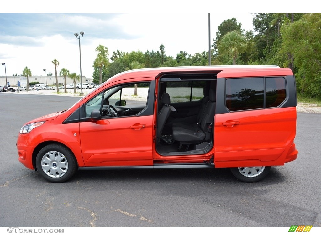 2017 Transit Connect XLT Wagon - Race Red / Charcoal Black photo #28