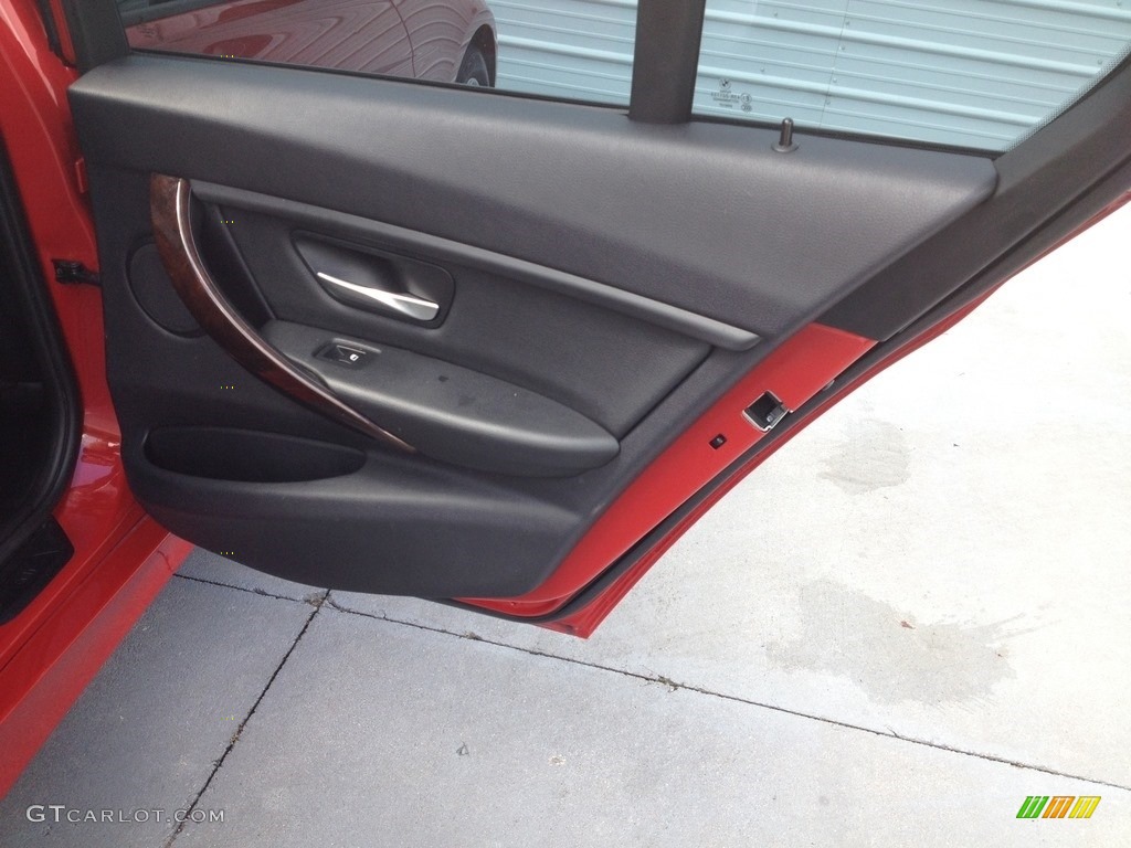 2014 3 Series 320i Sedan - Melbourne Red Metallic / Black photo #24