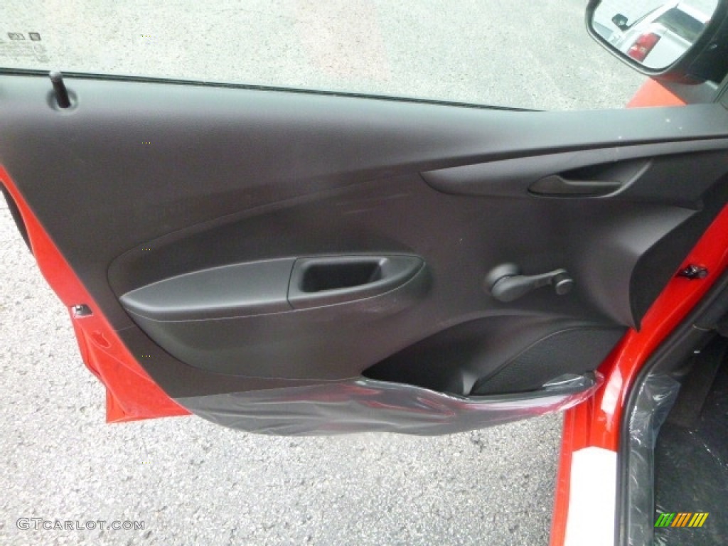 2017 Chevrolet Spark LS Jet Black Door Panel Photo #115182350